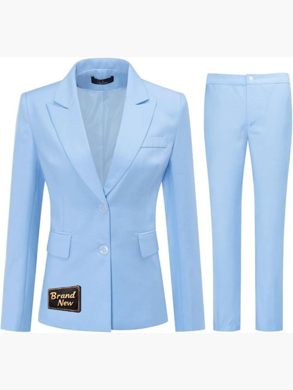 Women's 2 Piece Office Suit Set Blazer and Pants Business